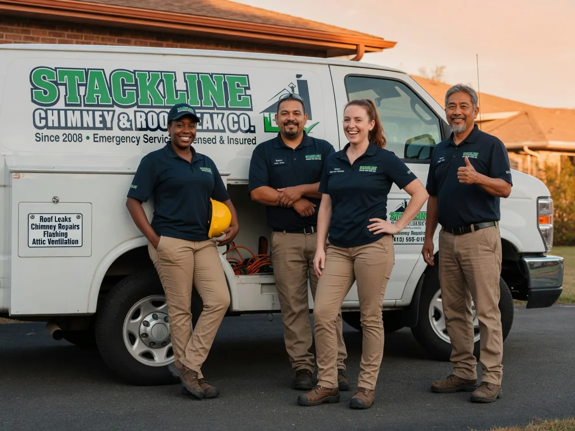 Chimney flashing repair company in Bokoshe, OK